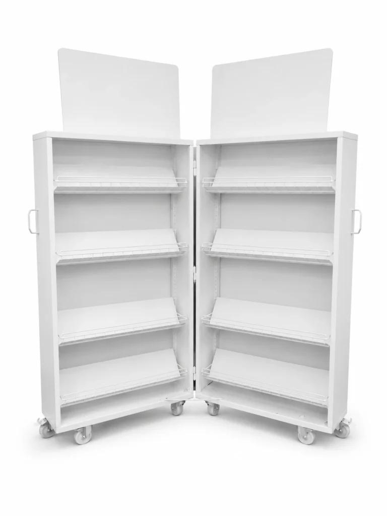 Expositor armario plegable para libros